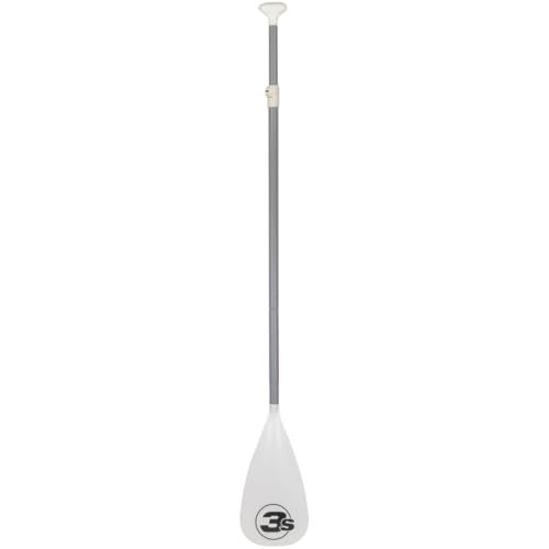 3s-sup Kinder SUP Paddel 3-teilig I Verstellbar 140-170 cm I Aluminium Schaft I...