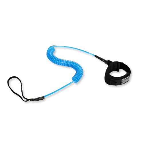 ZRAY SUP Coil Leash 10.0 - Premium Knöchelmanschette für Stand Up Paddle Boards, Robuste...