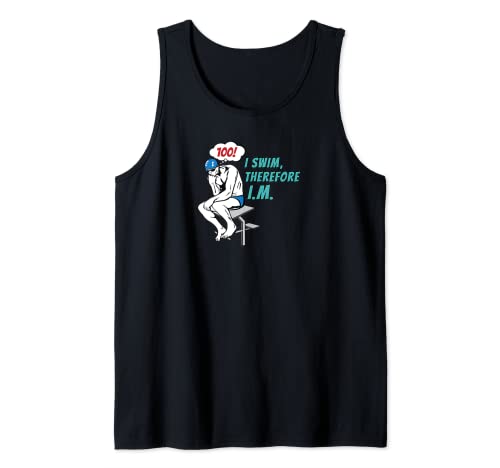 Swim Team 100 IM Individual Medley Pool Meet Event Race Cap Tank Top