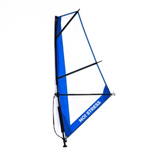 No Stress Windsup Rig 5m² I Kompaktes Windsurf-Rigg Set mit 2-teiligem Epoxy-Mast 300 cm...