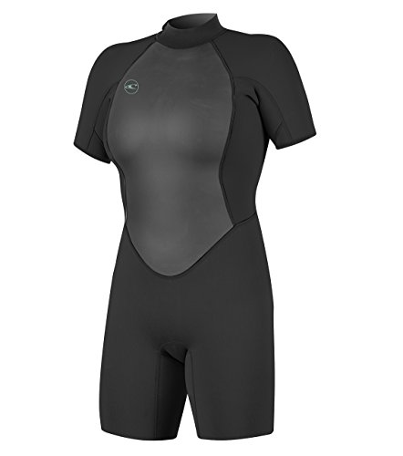 O'Neill Damen Reactor II 2 mm Achterkant Zip Spring Wetsuit, Schwarz, 6 EU