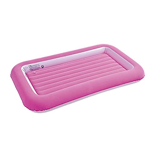 Avenli 85490 Luftmatratze für Kinder, Einzelbett, beflockt, Rosa, 152 cm x 89 cm x 17,5...