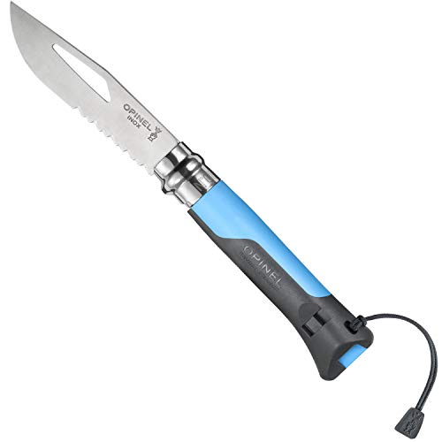 Opinel Outdoortaschenmesser blau Messer, No. 8