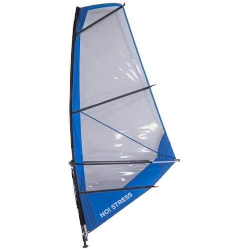 No Stress Windsup Rig 5m² I Kompaktes Windsurf-Rigg Set mit 2-teiligem Epoxy-Mast 400 cm...