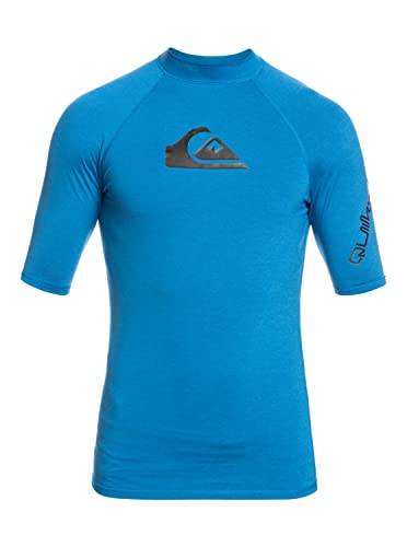 Quiksilver All Time - Kurzärmliger Rashguard mit UPF 50 für Männer Blau