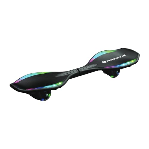 Razor Ripster Lightshow Waveboard - Rollbrett für Kinder ab 8 Jahren mit 360° Lenkung,...