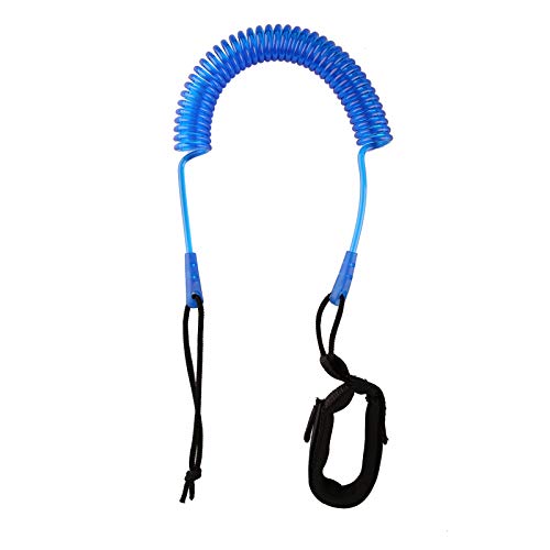 JOIBA Sup Leash Coiled 10' Leash Sup Leg Rope Strap Stand Up Paddle Board Coiled Spring...