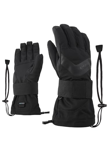 Ziener Erwachsene MILAN AS glove SB Snowboard-Handschuhe, black hb, 9 (L)