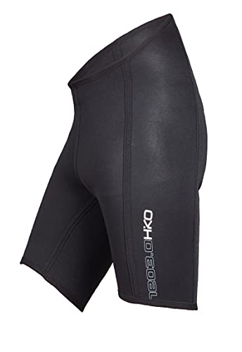 Hiko Neopren Short Hose 3mm Sitzform Wassersport Kanu Kajak Canadier, L, Schwarz