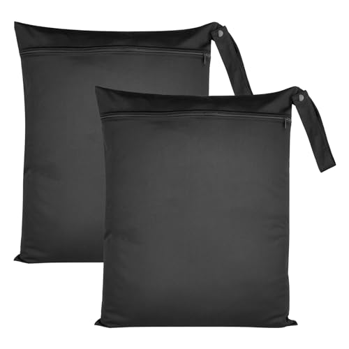 Svalor 2 Stück Nasstasche,40 cm x 50 cm Wetbag Schwimmsachen wasserdichte Wet Bag mit...