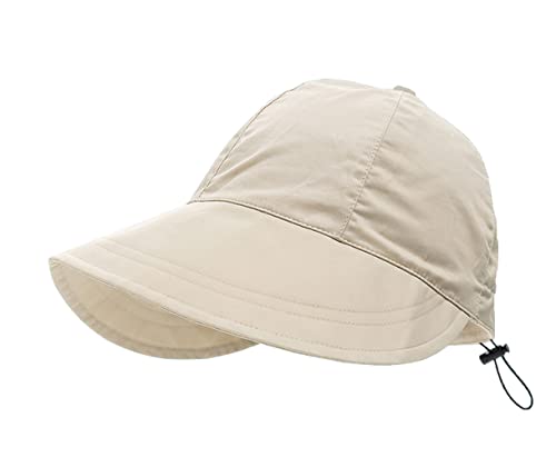 MAKFORT Sonnenhut Faltbarer Sommerhut Damen Atmungsaktiv Mütze Visor Cap Outdoor Hut für...