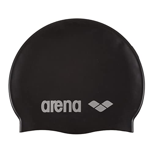 arena Classic Unisex Silikon-Badekappe, Schwimmkappe für Frauen und Männer, Badekappe...