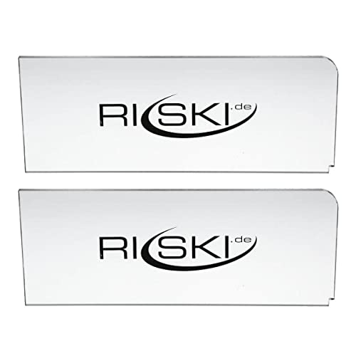 RiSki Skiwachs Abziehklinge - Plexiklinge 5 mm (Set 2 Stück)