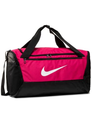 Nike Brasilia Carry-On Luggage, Rush Pink/Black/White, One Size
