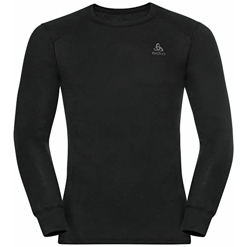 Odlo Herren Funktionsunterwäsche Langarm Shirt ACTIVE WARM ECO, black, M