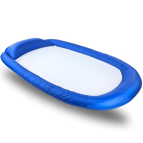 Best Sporting Aufblasbare Wasserhängematte Mesh Mat I Luftmatratze mit Netz | Pool Lounge...