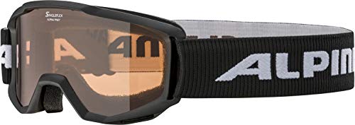 ALPINA PINEY - Beschlagfreie, Extrem Robuste & Bruchsichere Skibrille Mit 100% UV-Schutz...