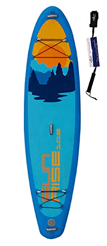 SUPwave Stemax Allround 10'6 Sunrise SUP Standup Paddel Board aufblasbar inkl Coil-Leash,...