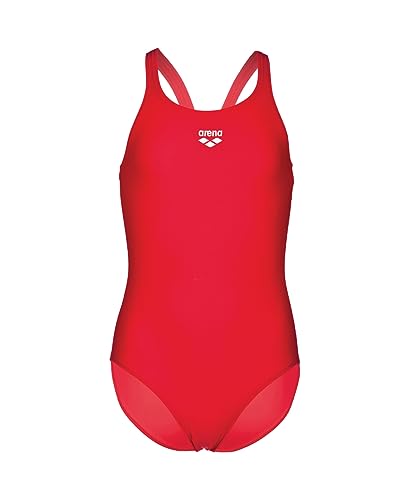 ARENA Mädchen Dynamo One Piece Swimsuit, Rot, 140 EU