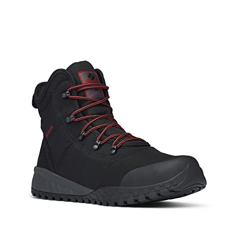 Columbia Fairbanks WP Omni-Heat wasserdichte Schneestiefel für Herren, Schwarz (Black x...