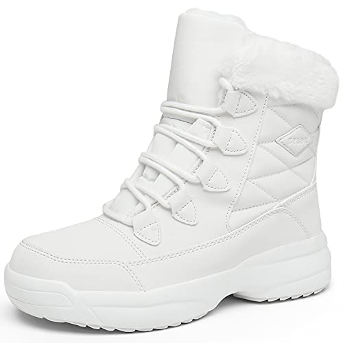 ZYLDK Damen Winterstiefel Winterschuhe Warm Gefüttert Winter Boots Schneestiefel...