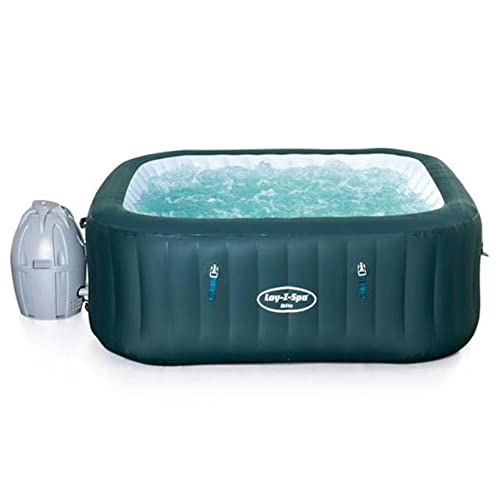 Bestway Lay-Z-Spa Ibiza AirJet selbstaufblasender Whirlpool Petrol (dunkel), eckig, 180 x...