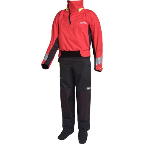 Yak 2022 Strata Kayak Drysuit 6585 - Red/Black Drysuit Size - S