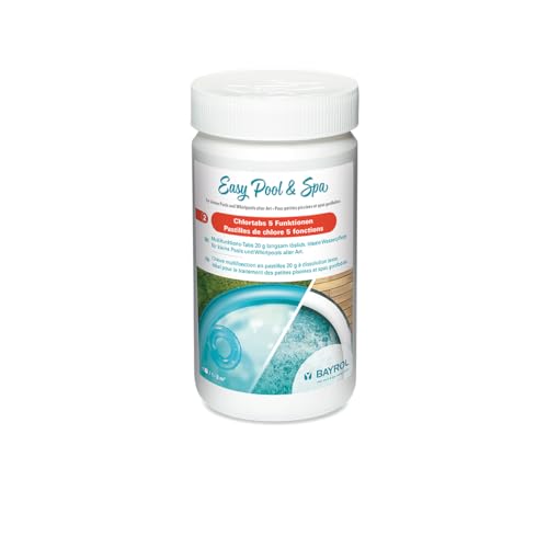 BAYROL Mini Pool&Spa Chlor Tabs 20g 5 Funkionen - Kleine Chlortabletten für...