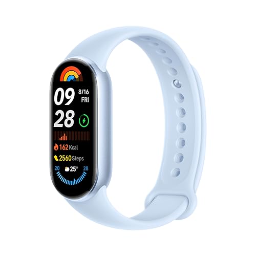 Xiaomi Smart Band 9 Fitness Tracker, AMOLED Display with 1200 Nits, Sp02 Tracking, Sleep...