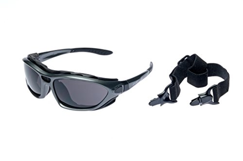 Alpland Schutzbrille, Bergbrille Gletscherbrille Skibrille mit höchstem Sonnenschutz, Cat...