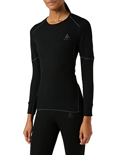 odlo women's long-sleeved crew neck