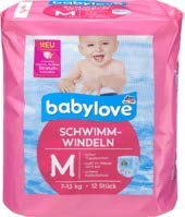 babylove Schwimmwindeln Größe M, 7-13kg, 1 x 12 St