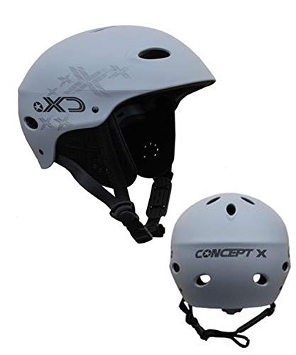 Concept X Helm Kiten Surfen Wakeboard Kajak GRAU (L)