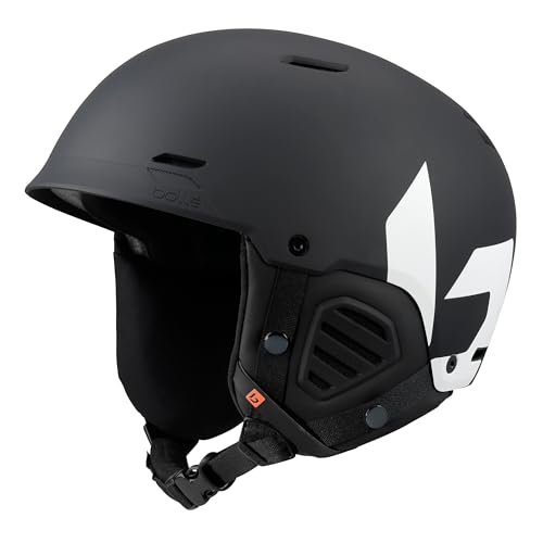 bollé - MUTE Black White Matte M 55-59cm, Skihelm, Medium, Unisex Erwachsene