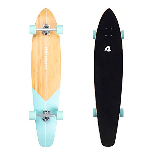 Retrospec Zed Longboard Skateboard Complete Cruiser | Bamboo & Canadian Maple Wood Cruiser...