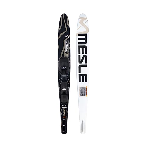 Mesle Monoski Freecarve mit D3 Leverage Blackout Bindung, Slalom Ski, Tunnel Wasser-Ski...