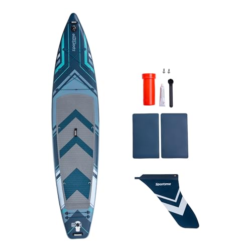 Sportime Stand Up Paddling Board Seegleiter Pro Set| Touring Board, Finne und...