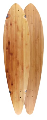 101,6 x 23,5 cm Bambus Pintail Longboard Skateboard