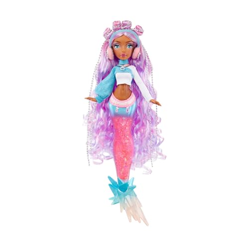 Mermaze Mermaidz Winter Waves - HARMONIQUE - Meerjungfrauen-Puppe, Flosse mit Farbwechsel,...