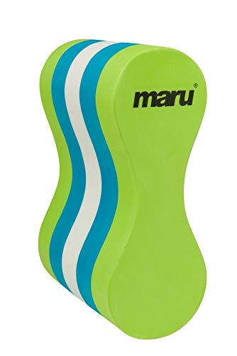 MARU Unisex Jugend At7126 Pull Buoy, Lime/Blau, Für Erwachsene