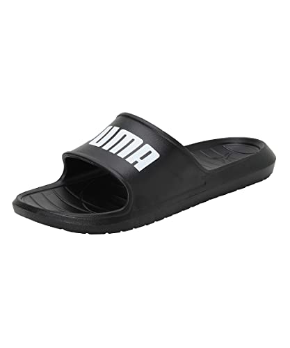 PUMA Unisex Divecat V2 Lite Flip-Flops, Puma Black Puma White, 42 EU