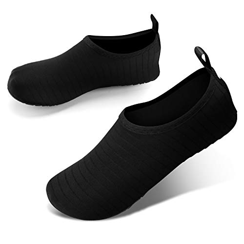 JOTO Wasserschuhe für Damen Herren Kinder, Unisex Badeschuhe Strandschuhe Quick-Dry...