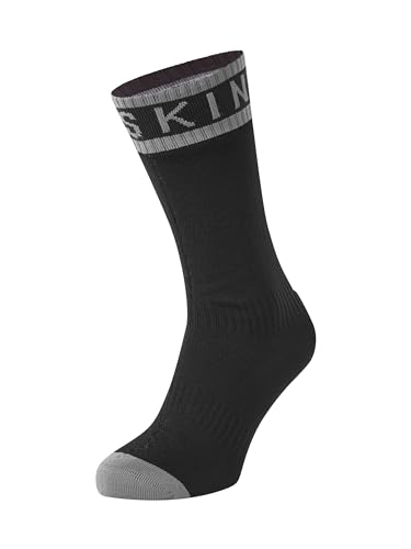 SealSkinz Unisex Waterproof Warm Weather Mid Length with Hydrostop Socken für Erwachsene,...