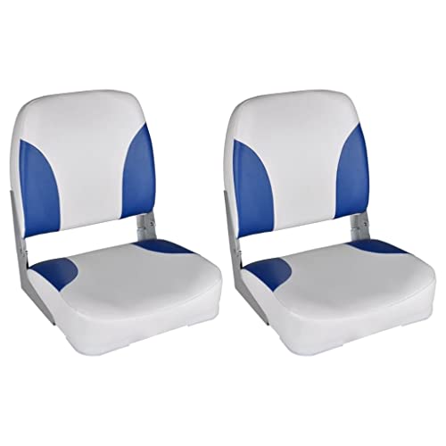 vidaXL 2X Boat seat Folding backrest