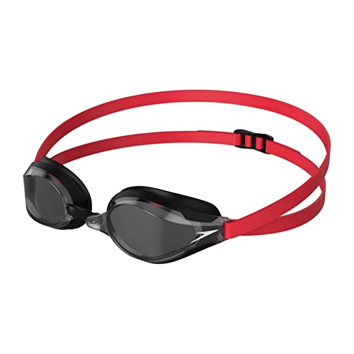 Speedo Unisex Erwachsene Fastskin-Speedsocket2 Schwimmbrille, Lavarot/Weiß/Rauch,...