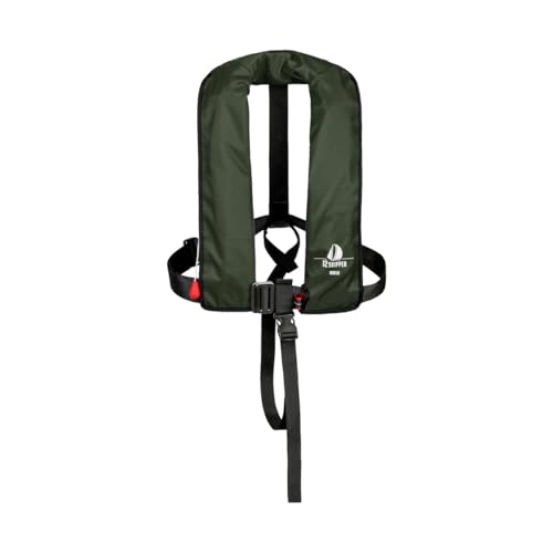 12skipper Automatik-Rettungswesten 165N ISO UML Olive mit Harness