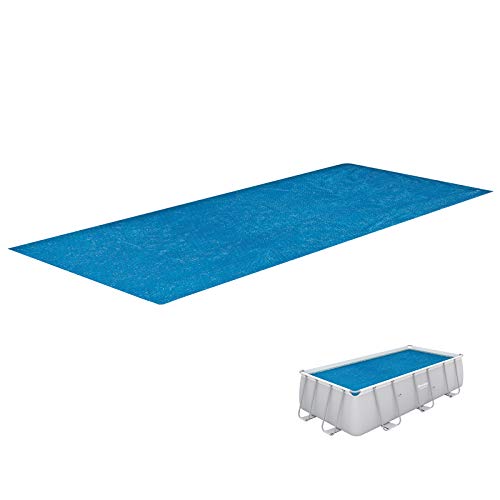 Bestway Flowclear PE-Solarabdeckplane 380 x 180 cm, blau, eckig, für eckige 404cm und...