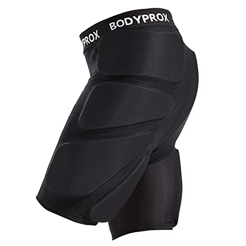 Bodyprox Gepolsterte Schutz-Shorts für Snowboards, Skate und Ski, 3D-Schutz für Hüfte,...