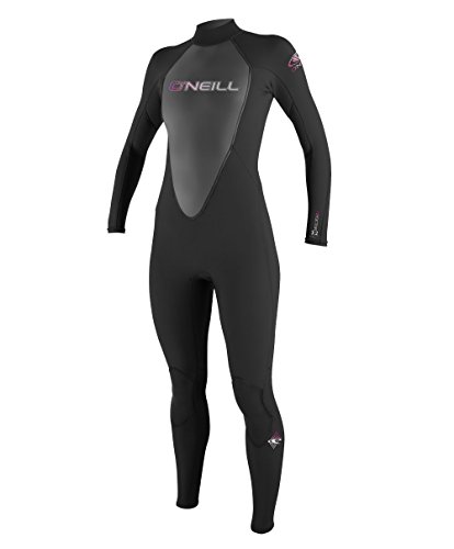 O'Neill Wetsuits Damen Neoprenanzug Reactor 3/2 mm Full Wetsuit, Black, 14
