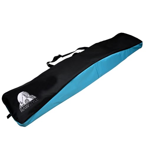 Rawstyle Snowboard Tasche, Boardbag, Snowboardbag, 170cm, XXL (schwarz-türkis)